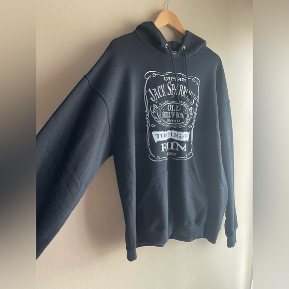 Graphic Design Black Men Hoodie Size XL - Picture 3 of 7